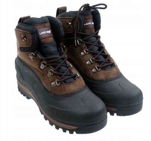 ŚNIEGOWCE MĘSKIE, SKÓRA ZAMSZ. SYNTET., 41, LAHTI