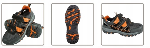 Sandały z miękkiego zamszowego materiału