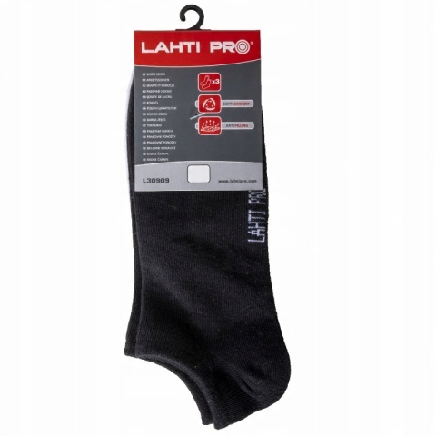 Skarpety męskie pod kostkę, 3 pary, rozmiar 43-46