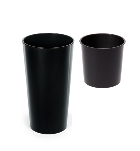 DONICZKA LILIA 30cm OKRĄGŁA L CZARNY