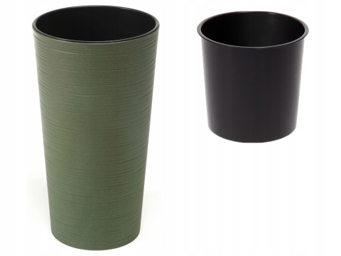 Donica LILIA ECO 190 dłuto - zielony leśny