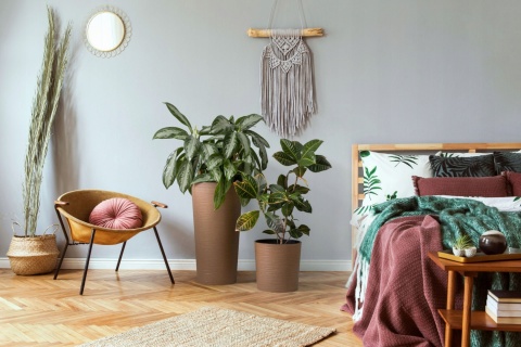 Donica LILIA ECO 250 dłuto - naturalne drewno