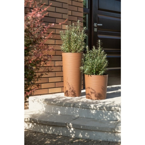 Donica LILIA ECO 300 dłuto - naturalne drewno