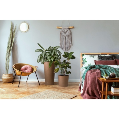 Donica LILIA ECO 300 dłuto - naturalne drewno