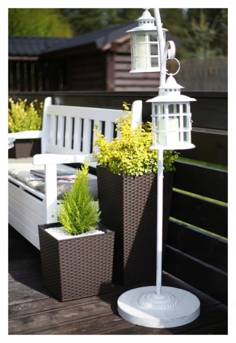 Doniczka FINEZJA 350x350 rattan biały 05