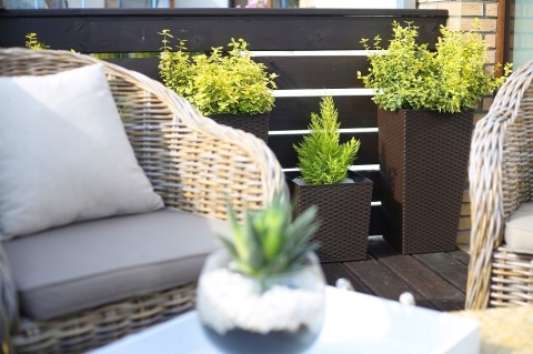 Doniczka FINEZJA 350x350 rattan biały 05