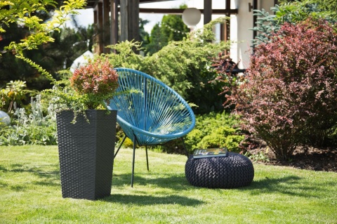 Doniczka FINEZJA 350x350 rattan czarny 04