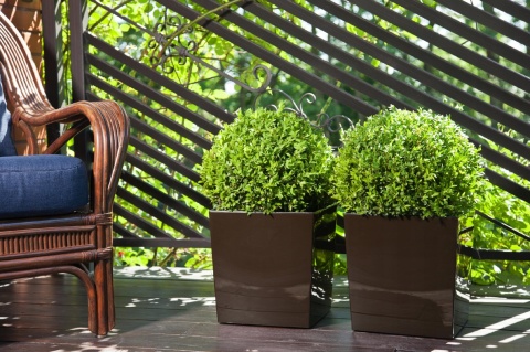 Doniczka JUKA 190x190 - szary 75519