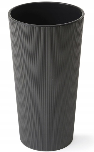 Doniczka LILIA 190 jumper - grafit metalik LA863-50