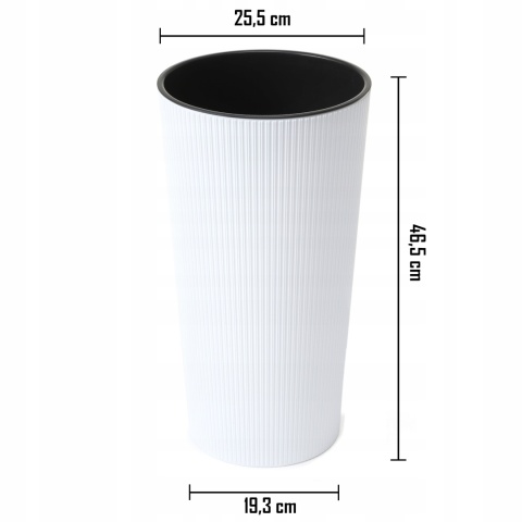 Doniczka LILIA 250 jumper - biały LA864-05