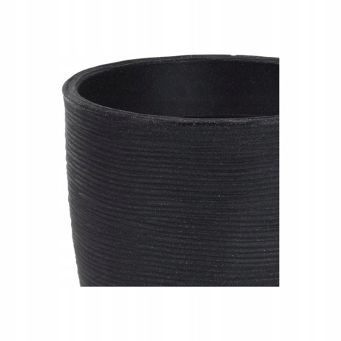 FLOWERPOT RIBBED D28XH43CM