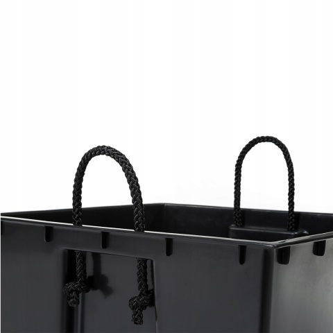 LA572 Doniczka FINEZJA 190x190 rattan /biały