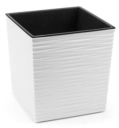 LA598 doniczka juka dłuto 190x190/ biały