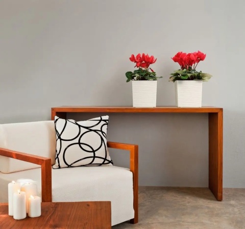 LA598 doniczka juka dłuto 190x190/ biały