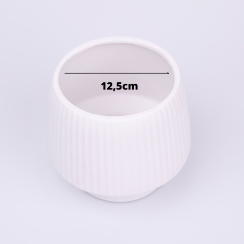 Osłonka ceramiczna BIAŁY GRZYBEK