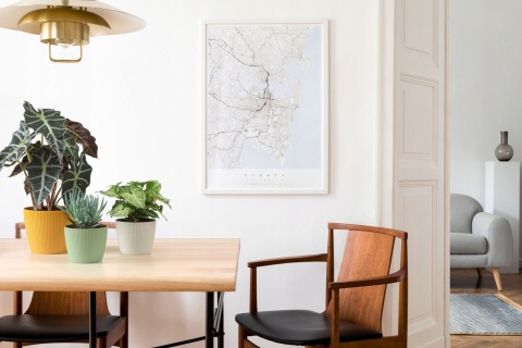 Osłonka-doniczka MAGNOLIA jumper fi 260 - musztardowy