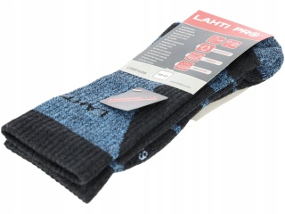 SKARPETY ROB. OCIEPLANE NIEB.-SZARE, 1 PARA, "39-42", LAHTI