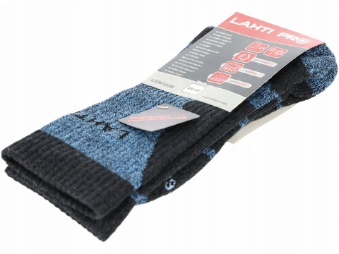 SKARPETY ROB. OCIEPLANE NIEB.-SZARE, 1 PARA, "39-42", LAHTI