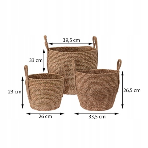 BASKET SET ROUND DUZY