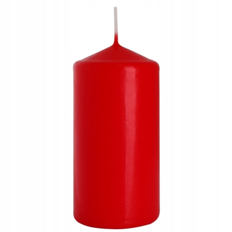BISPOL ŚWIECA WALEC SW50/100-030 CZERWONA 1SZT