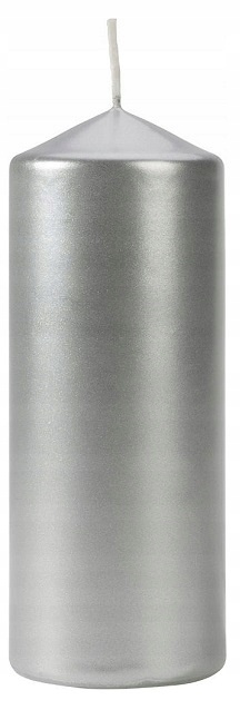 BISPOL ŚWIECA WALEC SW60/150-271 SREBRNY METALIK