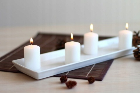 BISPOL ŚWIECA WALEC SW80/250-090 BIAŁA