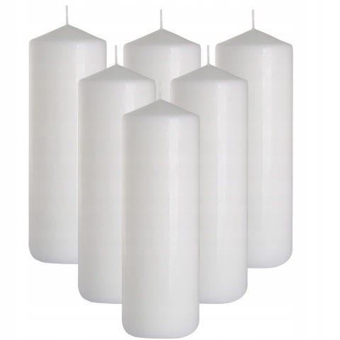 BISPOL ŚWIECA WALEC SW80/250-090 BIAŁA