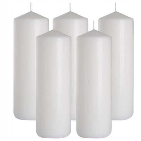 BISPOL ŚWIECA WALEC SW80/250-090 BIAŁA