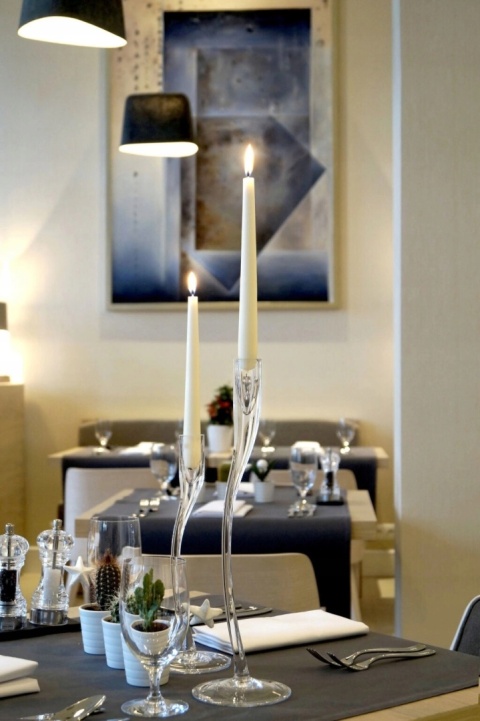 BISPOL, świeca stożek S30-090 biała 10 szt.