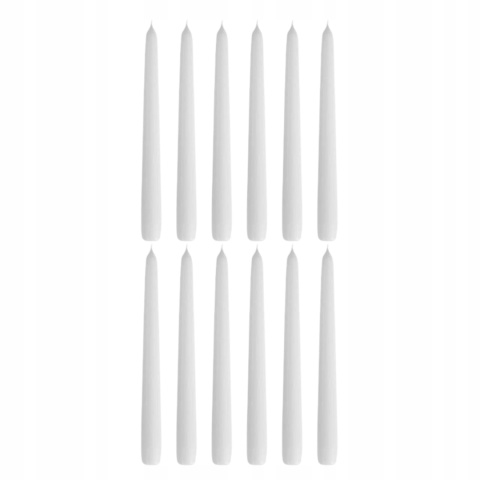 BOLSUS ŚWIECA SZPICA 245/24 BIAŁA A'1