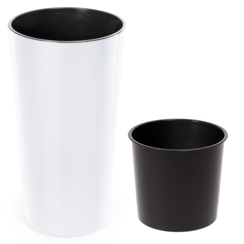 DONICZKA LILIA 25cm OKRĄGŁA L BIAŁY