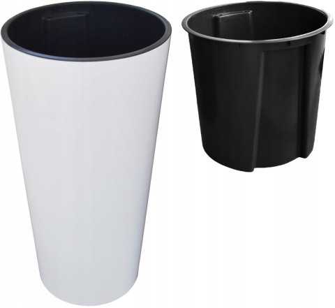 DONICZKA LILIA 25cm OKRĄGŁA L BIAŁY