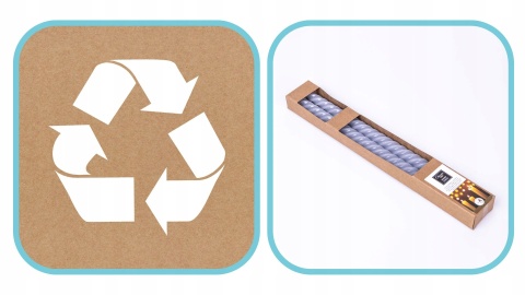 Długie świece stołowe zakręcone szare 2-pak eco