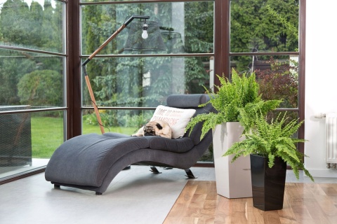 Doniczka FINEZJA 350x350 rattan mokka 83