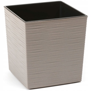 Doniczka JUKA ECO WOOD 250x250 dłuto - szary