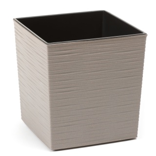 Doniczka JUKA ECO WOOD 300x300 dłuto - szary