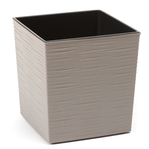 Doniczka JUKA ECO WOOD 300x300 dłuto - szary