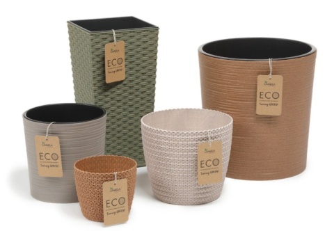 Doniczka MAGNOLIA ECO wood 110 jumper naturalne drewno