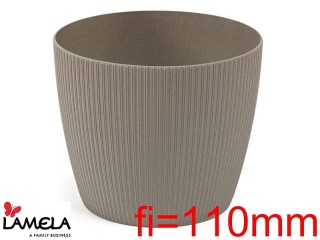 Doniczka MAGNOLIA ECO wood 110 jumper - szary