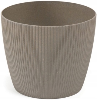 Doniczka MAGNOLIA ECO wood 260 jumper - szary
