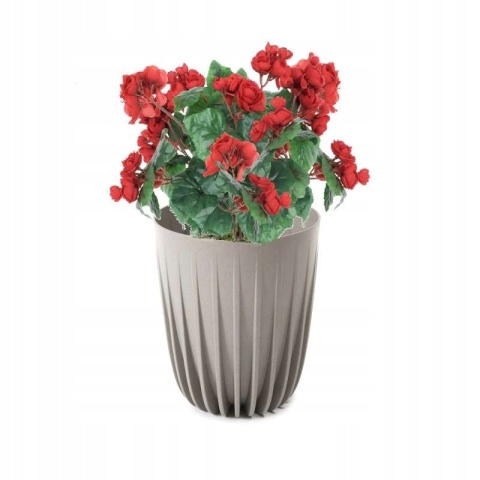 Doniczka MIRA ECO wood 300 mm - szary