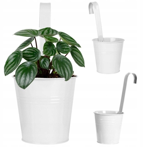 FLOWER POT WITH HOOK TWIST