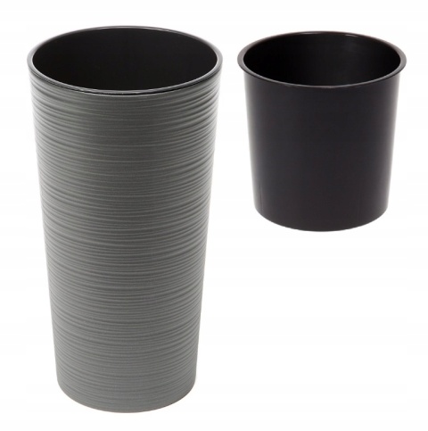 LA725-74 Doniczka LILIA 190 dłuto - kremowy 5900119747252