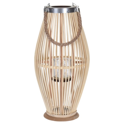LANTERN BAMBOO 28X59CM NATURAL