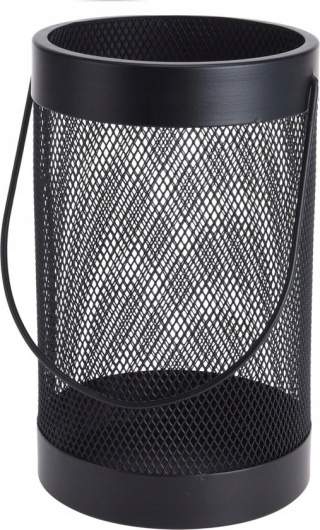 LANTERN IRON MESH BLACK CLR
