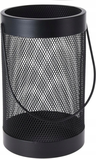 LANTERN IRON MESH BLACK CLR