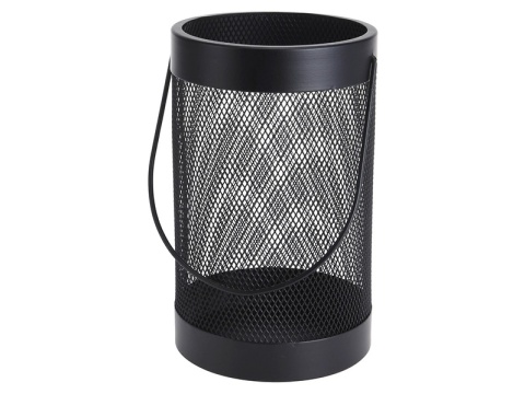 LANTERN IRON MESH BLACK CLR