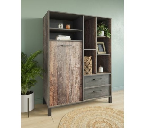 LANTERN TWISTED WEAVED RATTAN