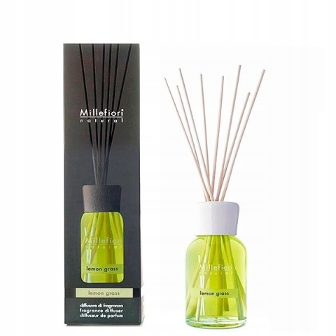 MM MILLEFIORI MILANO - Pałeczki zapachowe 250 ml LEMON GRASS