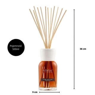 MM MILLEFIORI MILANO - Pałeczki zapachowe 500 ml VANILLA & WOOD